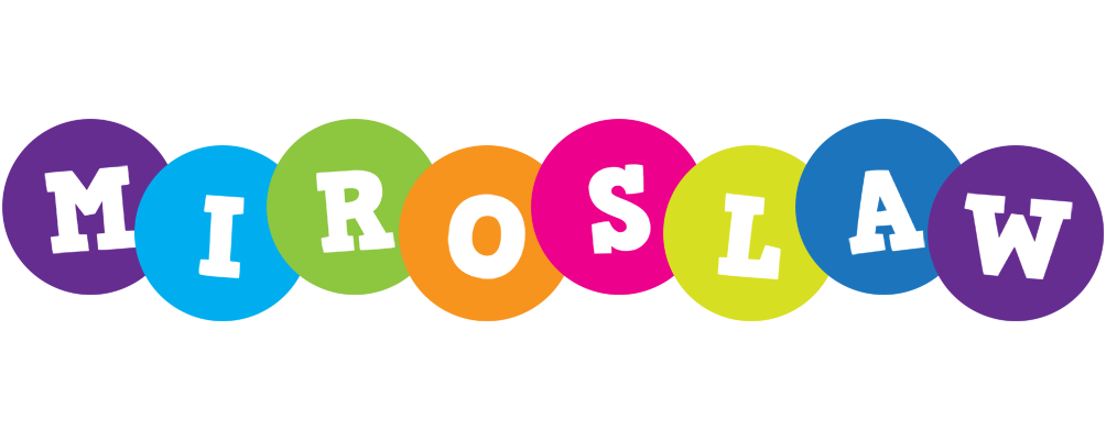 Miroslaw happy logo