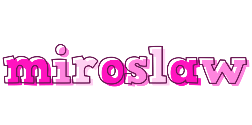 Miroslaw hello logo