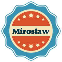 Miroslaw labels logo