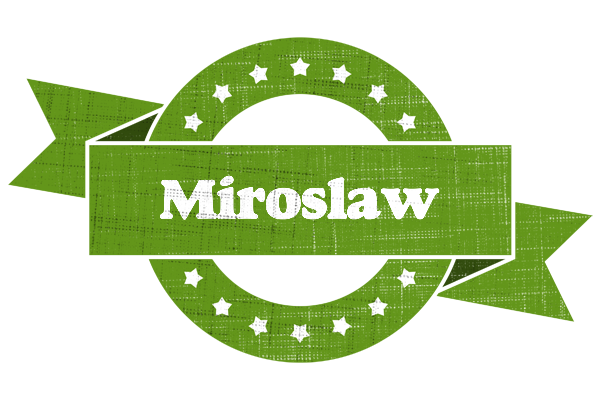 Miroslaw natural logo