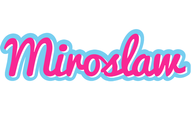 Miroslaw popstar logo