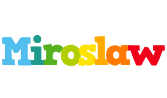 Miroslaw rainbows logo