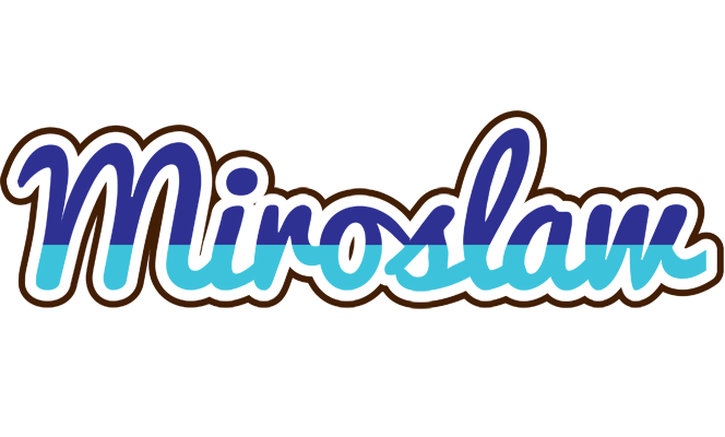 Miroslaw raining logo