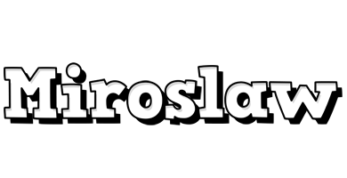 Miroslaw snowing logo