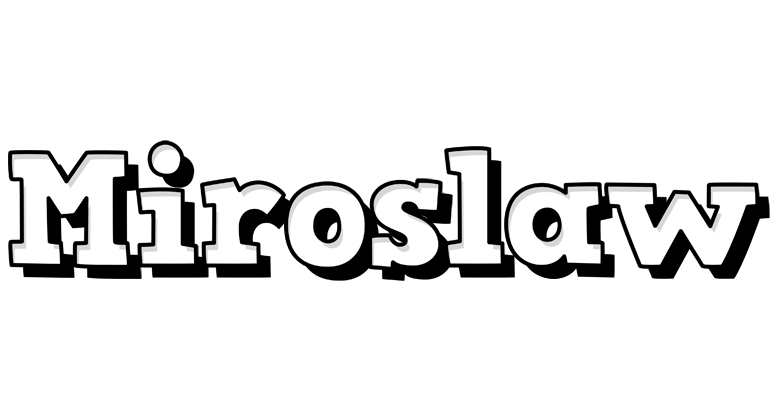 Miroslaw snowing logo