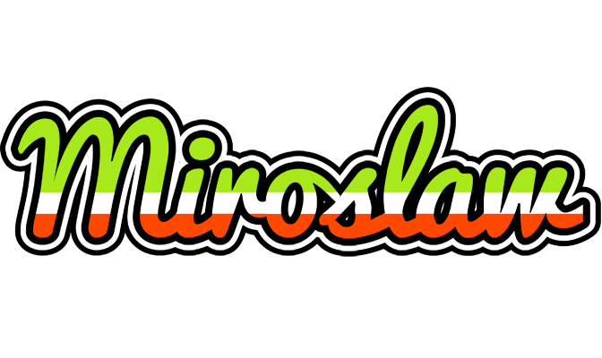 Miroslaw superfun logo