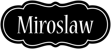 Miroslaw welcome logo