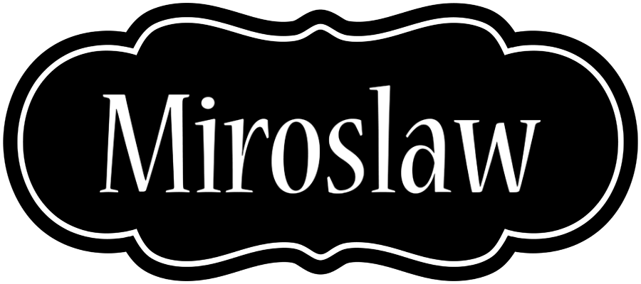 Miroslaw welcome logo