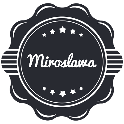Miroslawa badge logo