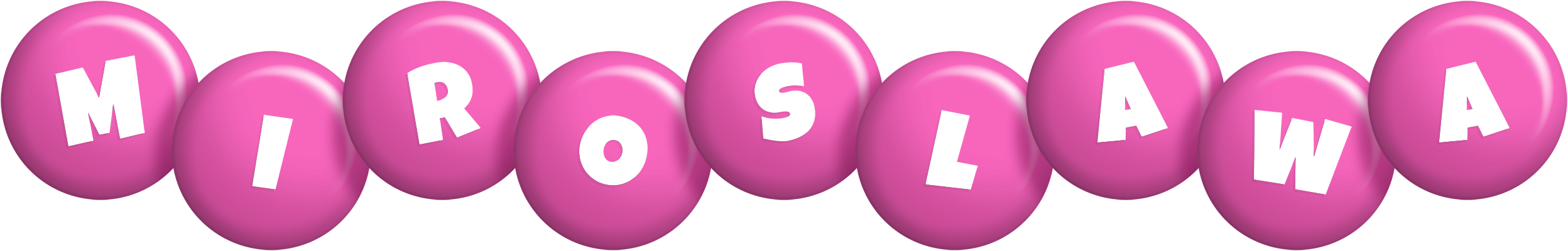 Miroslawa candy-pink logo