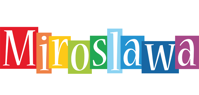 Miroslawa colors logo