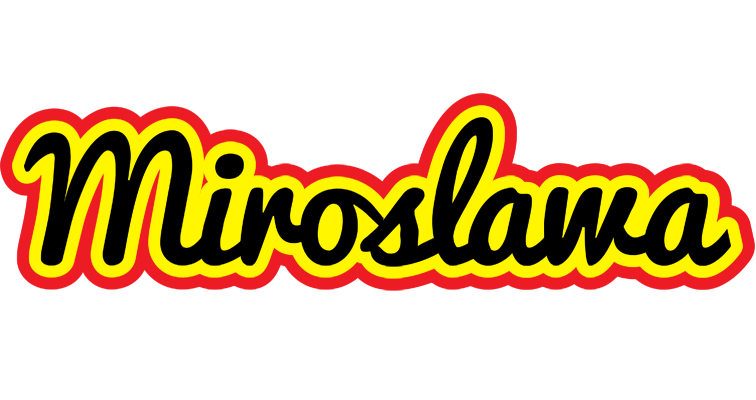 Miroslawa flaming logo
