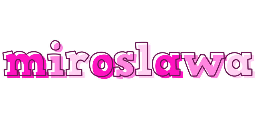 Miroslawa hello logo