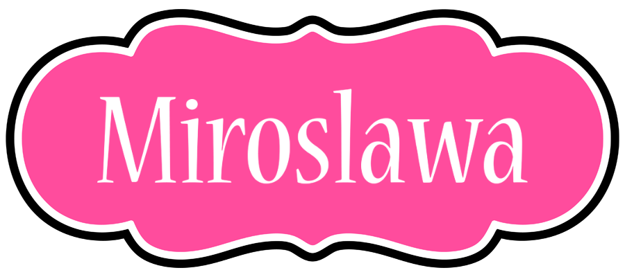 Miroslawa invitation logo