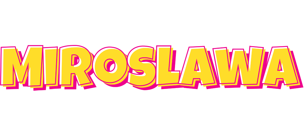 Miroslawa kaboom logo