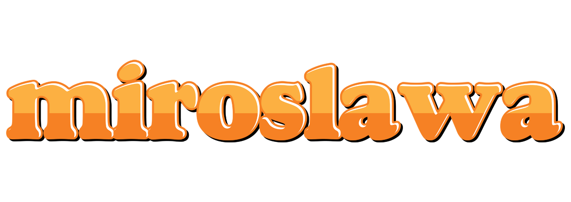 Miroslawa orange logo