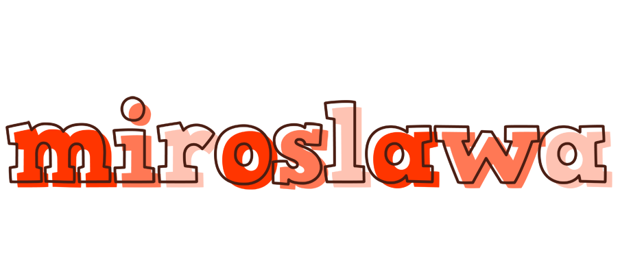 Miroslawa paint logo
