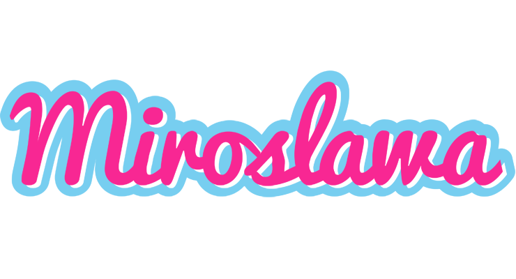 Miroslawa popstar logo