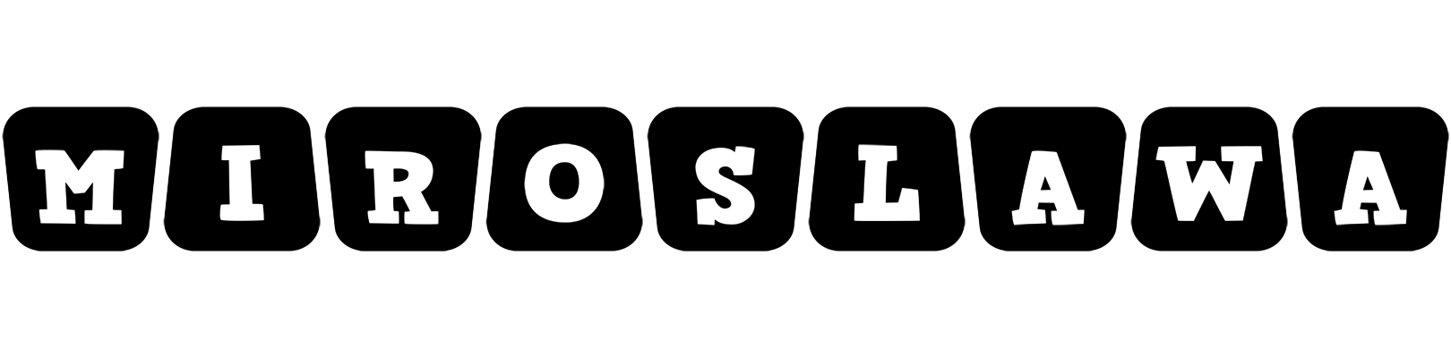 Miroslawa racing logo