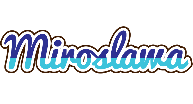 Miroslawa raining logo