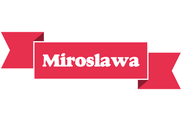 Miroslawa sale logo