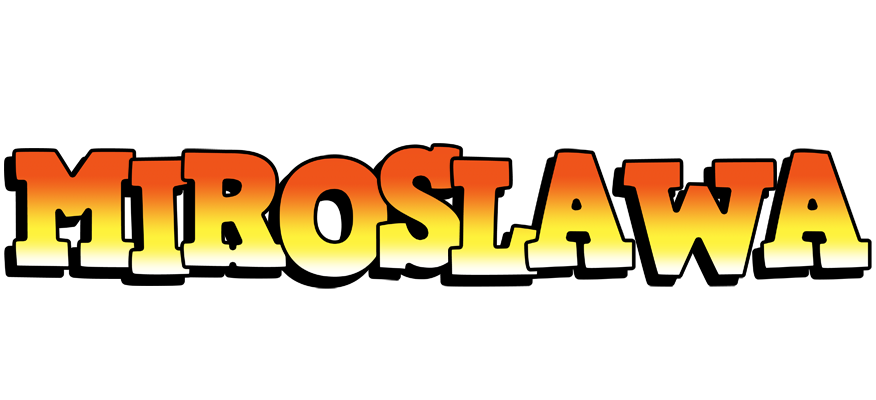 Miroslawa sunset logo