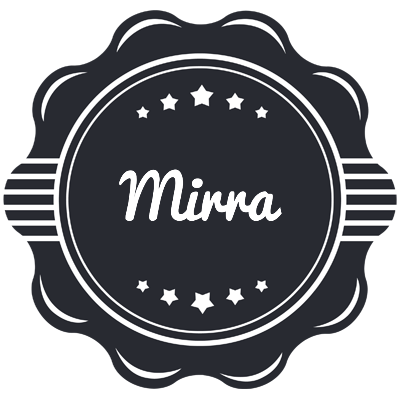 Mirra badge logo
