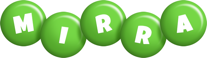 Mirra candy-green logo