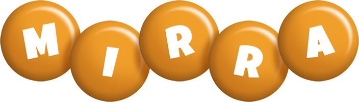 Mirra candy-orange logo