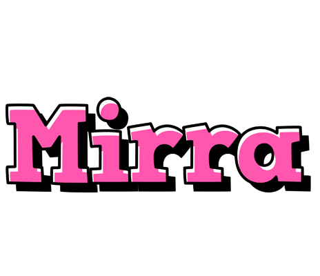 Mirra girlish logo