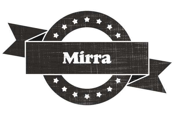 Mirra grunge logo