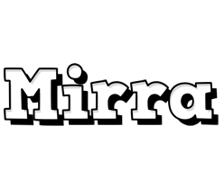 Mirra snowing logo