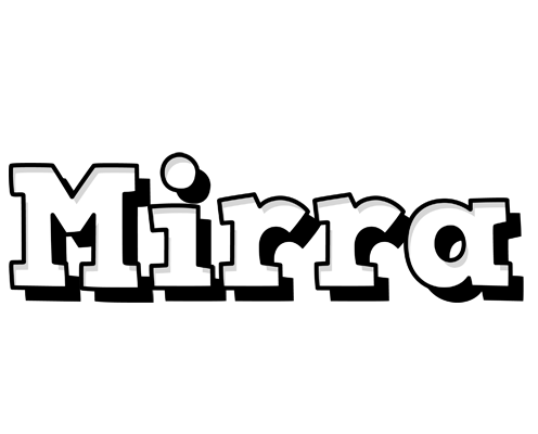 Mirra snowing logo