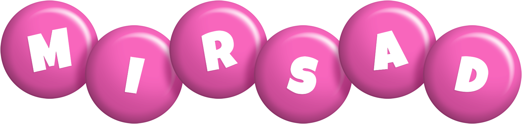 Mirsad candy-pink logo