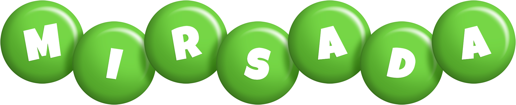 Mirsada candy-green logo