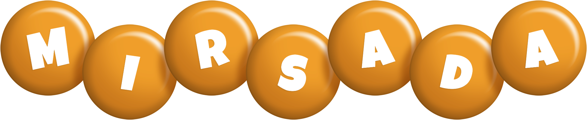 Mirsada candy-orange logo
