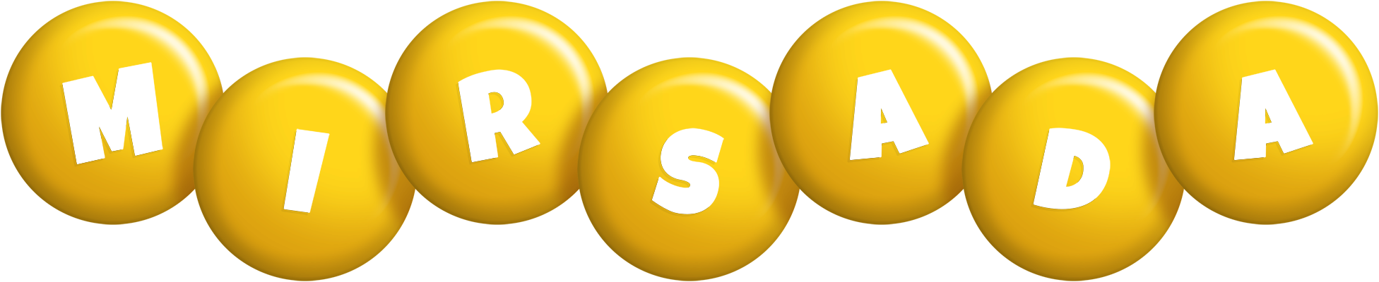 Mirsada candy-yellow logo