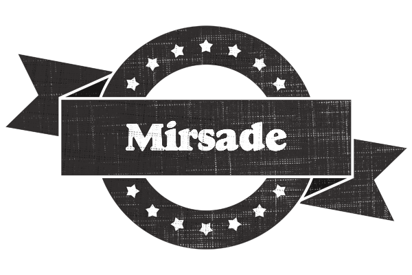 Mirsade grunge logo