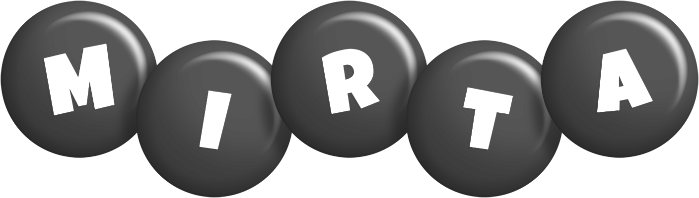 Mirta candy-black logo