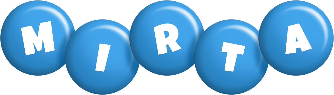 Mirta candy-blue logo