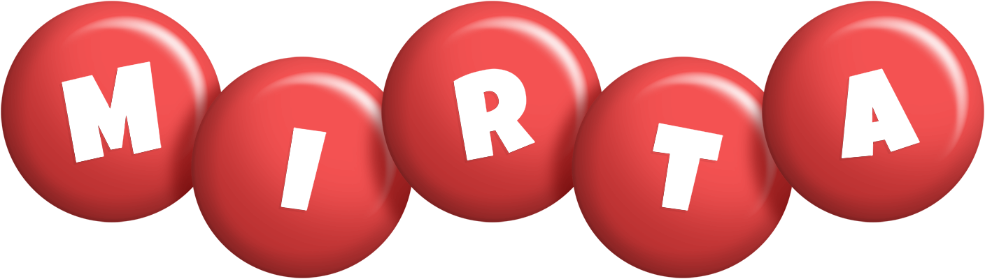 Mirta candy-red logo
