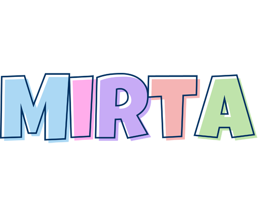 Mirta pastel logo