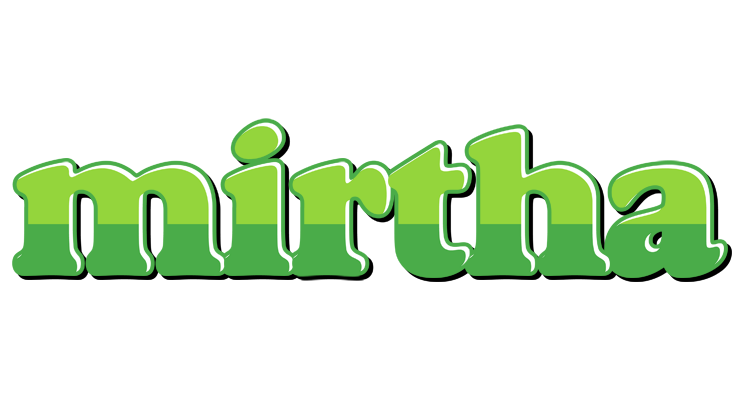 Mirtha apple logo