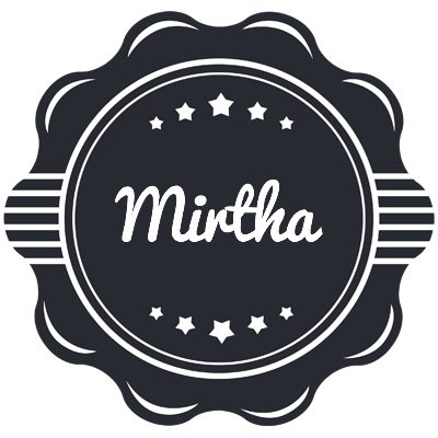 Mirtha badge logo