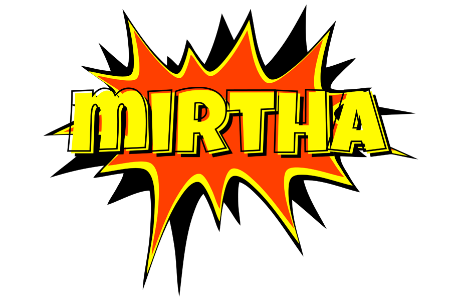 Mirtha bazinga logo