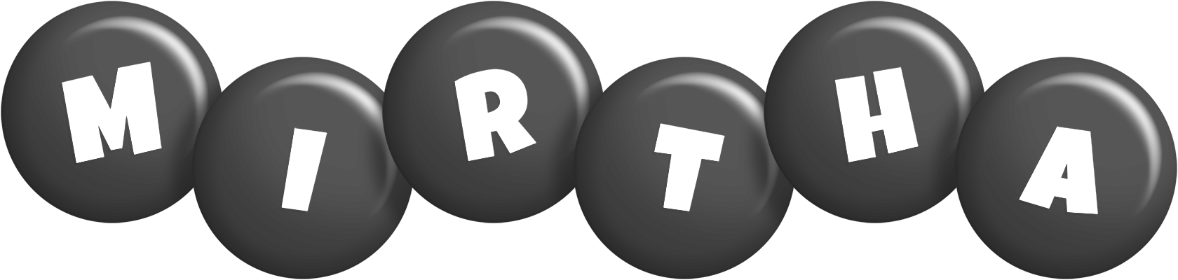 Mirtha candy-black logo