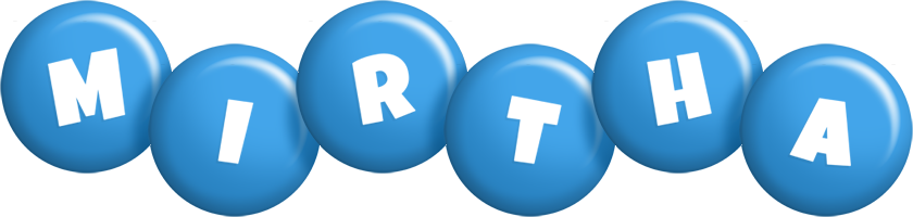 Mirtha candy-blue logo