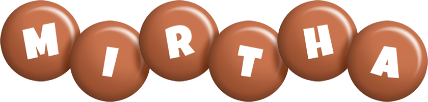 Mirtha candy-brown logo