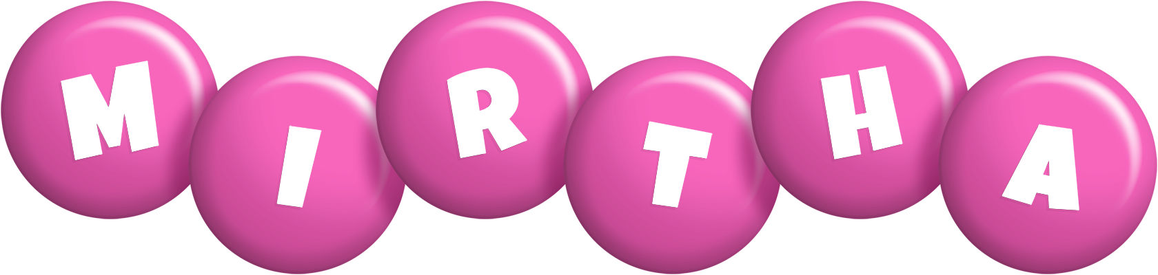 Mirtha candy-pink logo