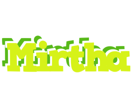 Mirtha citrus logo